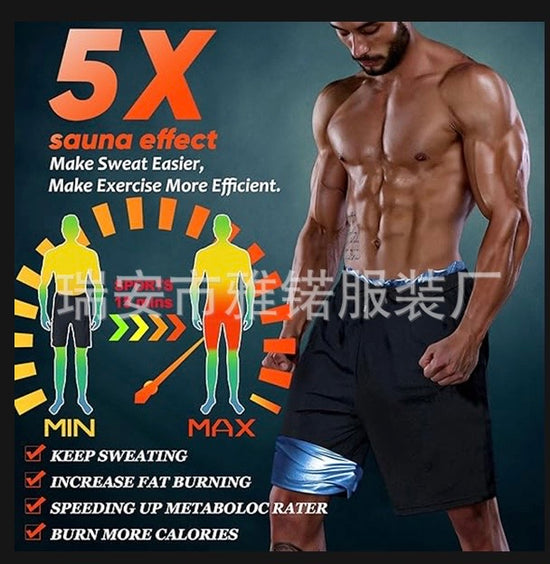 PANTALONCINI EFFETTO SAUNA UOMO