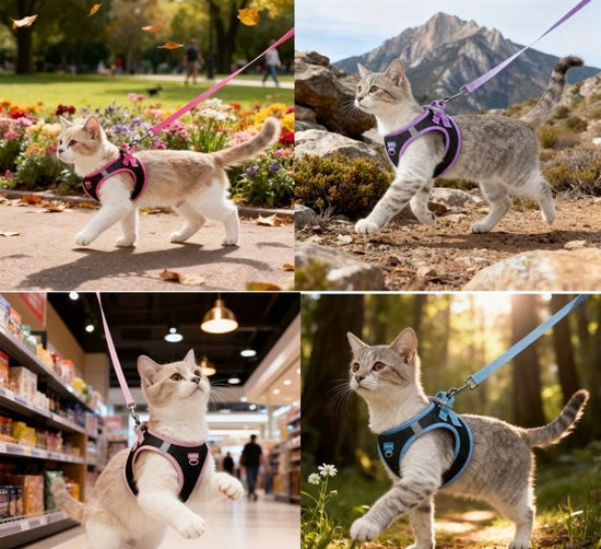 Collare pettorina regolabile per Gatti e Cani