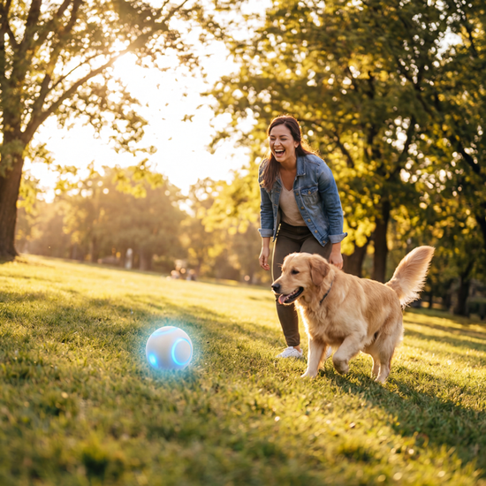 PALLA INTERATTIVA SMART PER GATTI E CANI CON CONTROLLO DA APP